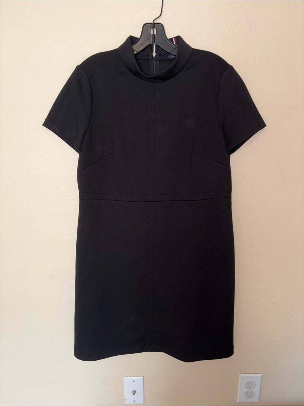 Tommy Hilfiger Black Short Sleeve Mini Dress